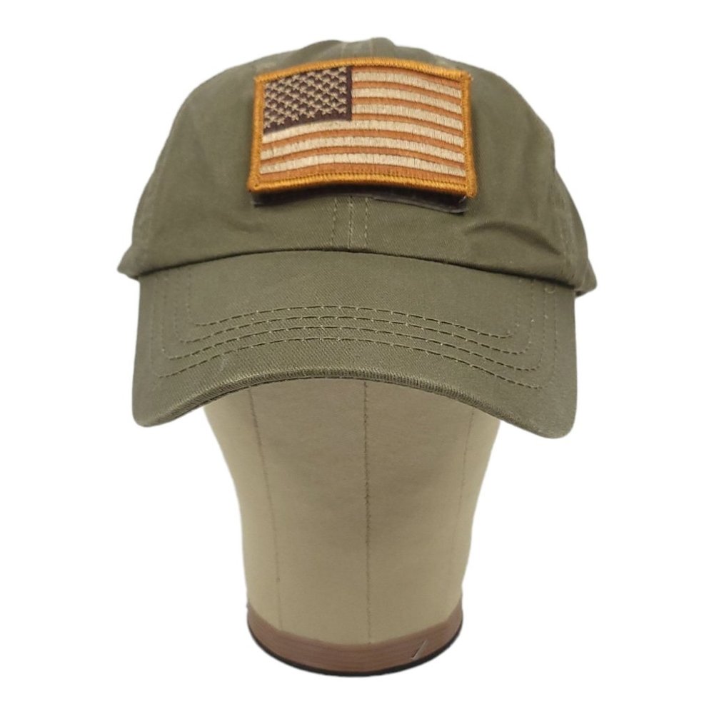 Condor American Flag Patch Tuck Strap Cap Military Green Hiking Hunting Tactical - Picture 5 of 12
